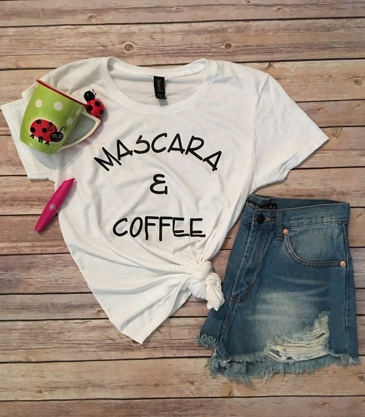 MASCARA & COFFEE TEE